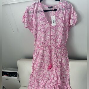 Vineyard Vines Womens Pink Floral Dress Medium NWT